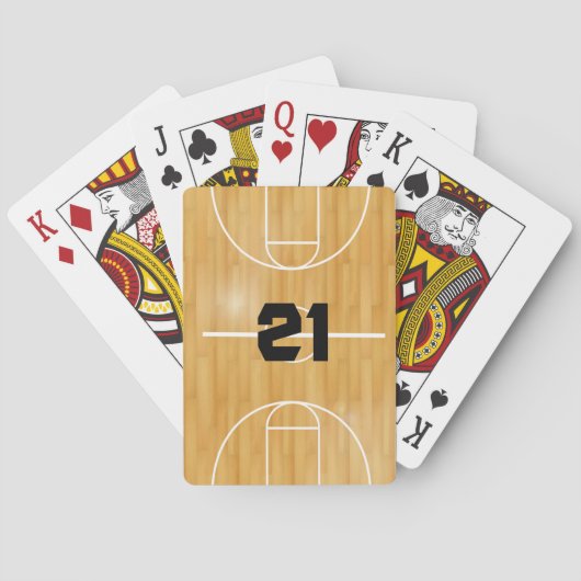 Jeu De Cartes Ballon de basket (dos)