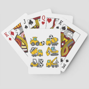 Jeu De Cartes Ballon de Football Enfants Football Camions de Con