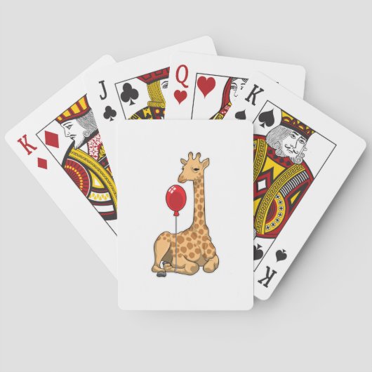 Jeu De Cartes Ballon Girafe (dos)