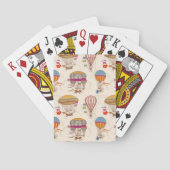 Jeu De Cartes Ballons à air chaud rayé Jouer des cartes (dos)