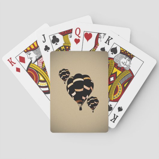 Jeu De Cartes Ballons à air chaud rustiques (dos)
