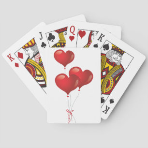 Jeu De Cartes Ballons du coeur Jouer des cartes