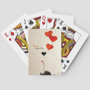 Jeu De Cartes Ballons en forme de coeur