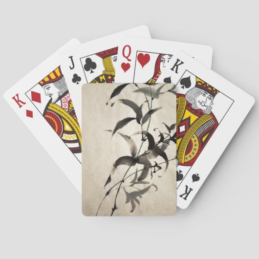 Jeu De Cartes Bambou (dos)