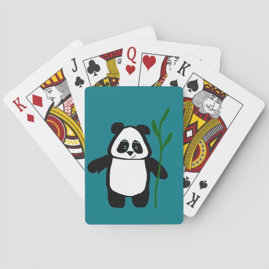 Jeu De Cartes Bambou Panda Jouer des cartes (dos)