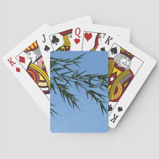 Jeu De Cartes bambou sur ciel de nuages (dos)