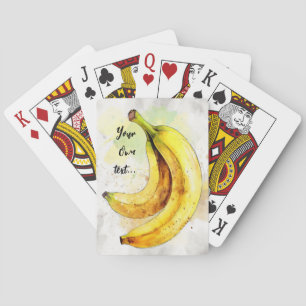Jeu De Cartes Banane aquarelle banane