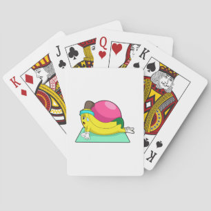 Jeu De Cartes Banane au yoga Fitness
