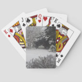 Jeu De Cartes Banc de parc en neige fraîche (dos)