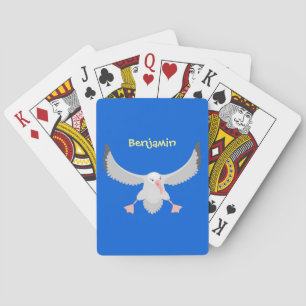 Jeu De Cartes Bande dessinée de l'oiseau mûre albatros