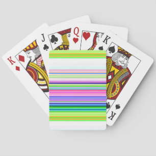 Jeu De Cartes Bandes de néon colorées chaudes