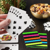 Jeu De Cartes Bandes néon (In Situ)