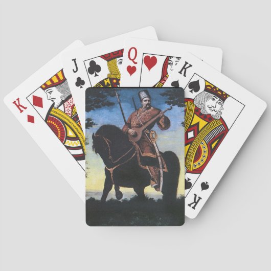 Jeu De Cartes Banduriste cosaque, 1890 (dos)
