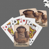 Jeu De Cartes Banque de singe de noix de coco sculptée Amusants 