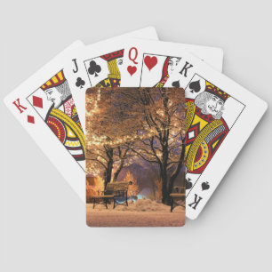 Jeu De Cartes Banquettes de parc de Noël