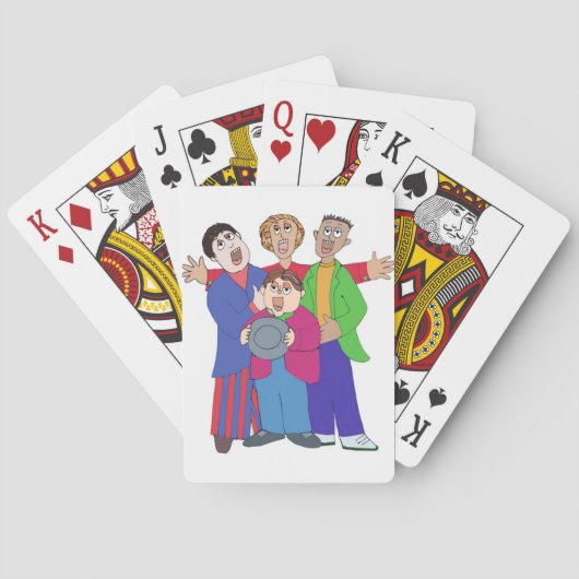 Jeu De Cartes Barbershoppers (dos)