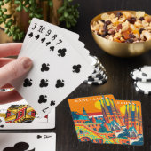 Jeu De Cartes Barcelone Espagne Voyage Rétro (In Situ)