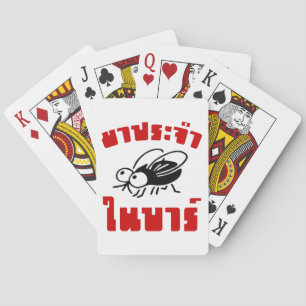 Jeu De Cartes BARFLY EP Écrit en langage thaïlandais Script