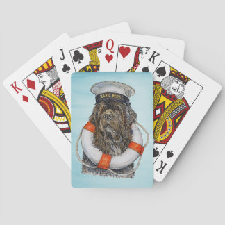 Jeu De Cartes Bark Royale Newfoundland Chien Jouer aux cartes
