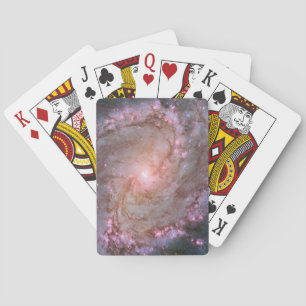 Jeu De Cartes Barred Spiral Galaxy Messier 83.