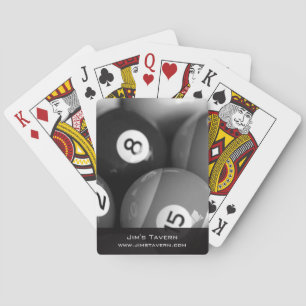 Jeu De Cartes Barres et billard Business Promotionnels Cartes de