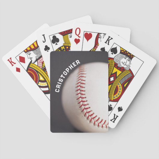 Jeu De Cartes Baseball personnalisé (dos)