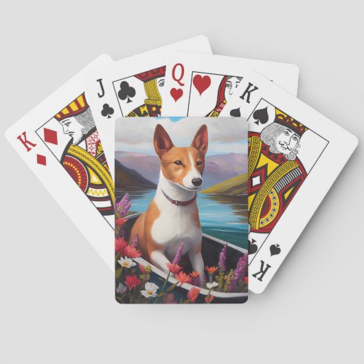 Jeu De Cartes Basenji Chien sur une pagaie : une aventure Pittor (dos)