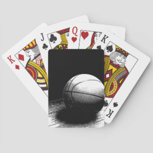 Jeu De Cartes Basket-ball noir blanc