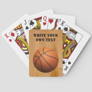 Jeu De Cartes Basketball - Écrivez votre propre texte