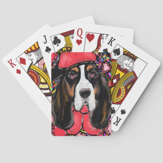 Jeu De Cartes Basset Hound (dos)
