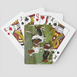 Jeu De Cartes Basset Hounds Bicyclette Lecture Cartes