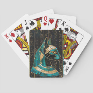 Jeu De Cartes Bastet, déesse chatte égyptienne - Art mosaïque