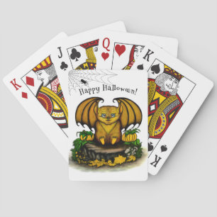 Jeu De Cartes Bat d'Halloween mignonne
