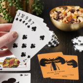 Jeu De Cartes Bat Wings Orange Custom (In Situ)