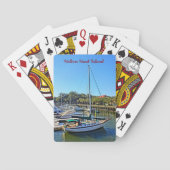 Jeu De Cartes Bateau À Shelter Cove Marina Hilton Head Island (dos)