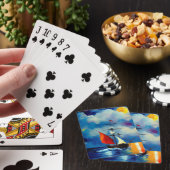 Jeu De Cartes Bateau dans la nuit (In Situ)