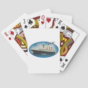 Jeu De Cartes Bateau de la ligne Titanic Maritime Blue Star