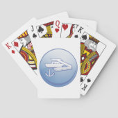 Jeu De Cartes Bateau et Ancre Marine nautique (dos)