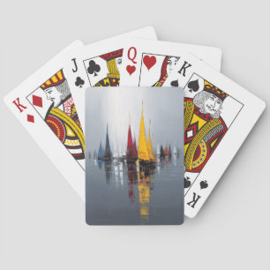 Jeu De Cartes Bateaux à voile modernes