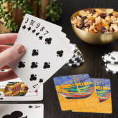Jeu De Cartes Bateaux de Van Gogh Impressionnisme Plage (In Situ)