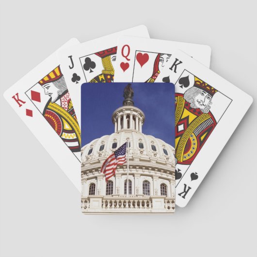 Jeu De Cartes Bâtiment capitole américain, Washington DC (dos)