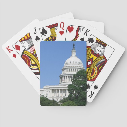 Jeu De Cartes Bâtiment du Capitole à Washington DC (dos)