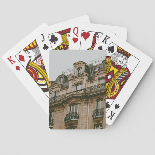 Jeu De Cartes Bâtiment parisien (dos)