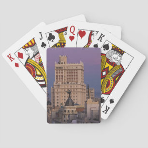 Jeu De Cartes Bâtiments le long de Gran Via et Edificio Espana