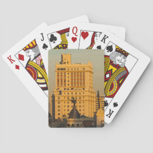 Jeu De Cartes Bâtiments le long de Gran Via et Edificio Espana