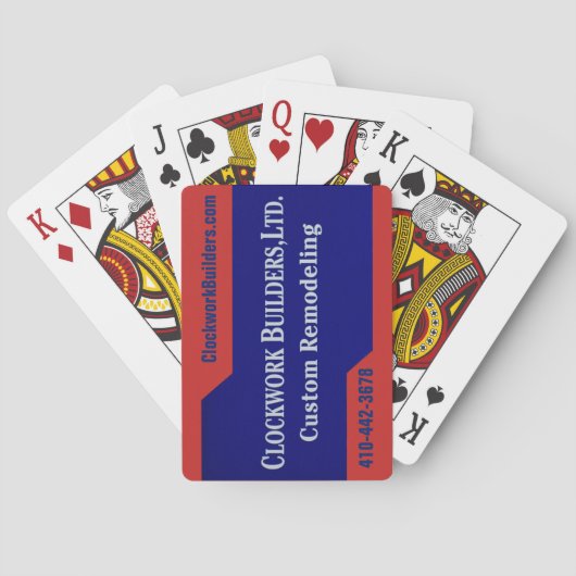 Jeu De Cartes Bâtisseurs d'horlogerie (dos)