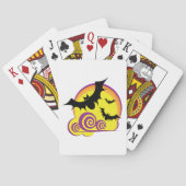 Jeu De Cartes Bats volants Pleines lunes nocturnes d'Halloween (dos)