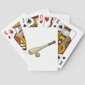 Jeu De Cartes Batte de baseball en bois (dos)