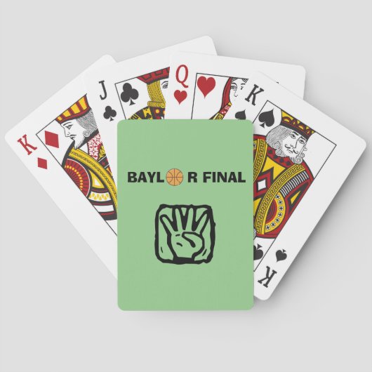Jeu De Cartes Baylor Final Four (dos)