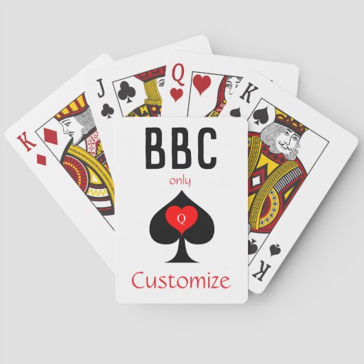 Jeu De Cartes BBC Seule pique lame signe Thunder_Cove (dos)